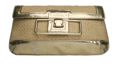 Anya Hindmarch Straw Clutch, front view